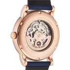 Emporio Armani Luigi AR60050 automata férfi karóra, 43 mm, kék bőr, rózsaarany