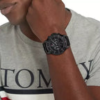 Tommy Hilfiger Luca 1710494 férfi karóra, fekete, 50mm, rozsdamentes acél, 5 ATM