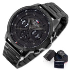 Tommy Hilfiger Luca 1710494 férfi karóra, fekete, 50mm, rozsdamentes acél, 5 ATM