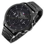 Tommy Hilfiger Luca 1710494 férfi karóra, fekete, 50mm, rozsdamentes acél, 5 ATM