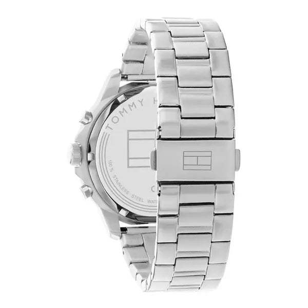 Tommy Hilfiger Henry 1710477 férfi karóra, 44 mm, fekete számlap, 5 ATM, kvarc