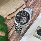 Tommy Hilfiger Henry 1710477 férfi karóra, 44 mm, fekete számlap, 5 ATM, kvarc