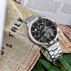 Tommy Hilfiger Henry 1710477 férfi karóra, 44 mm, fekete számlap, 5 ATM, kvarc
