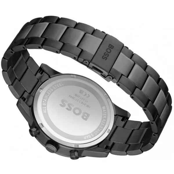 Hugo Boss Allure 1513924 férfi karóra, kvarc, kronográf, WR50, acél, grafit
