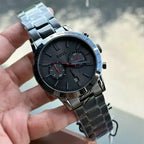 Hugo Boss Allure 1513924 férfi karóra, kvarc, kronográf, WR50, acél, grafit