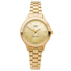 Casio LTP-1128N-9A női karóra, aranyszínű, acél szíj, WR30, dobozzal