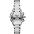 Emporio Armani AR11500 férfi búváróra, 43 mm, acél, zöld, kronográf, 10 ATM