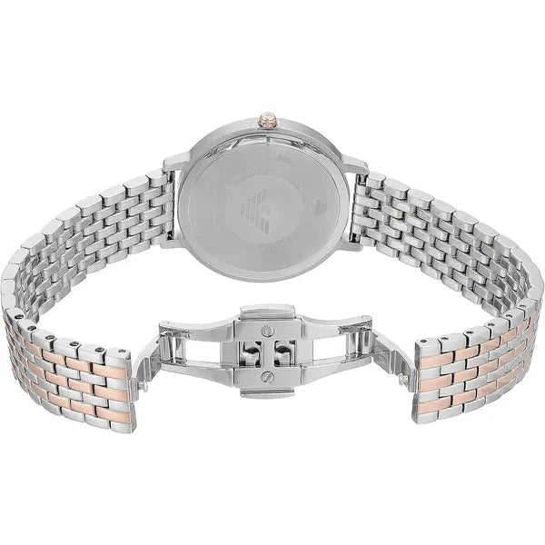 Emporio Armani AR11113 női karóra, rozéarany/ezüst acél 32 mm kvarc