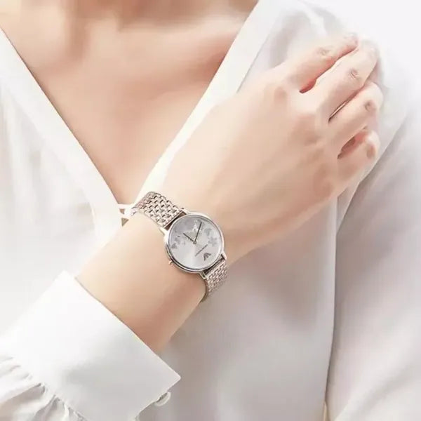 Emporio Armani AR11113 női karóra, rozéarany/ezüst acél 32 mm kvarc
