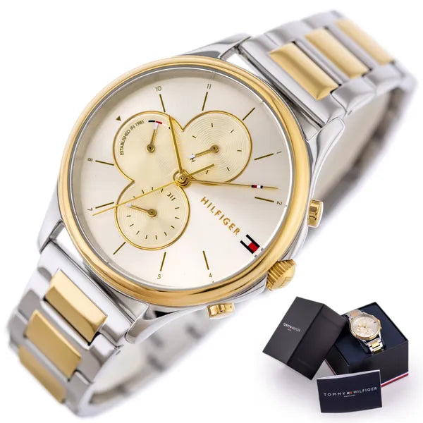 Tommy Hilfiger Skylar 1782264 női karóra, két színű, 38 mm, nemesacél, kvarc