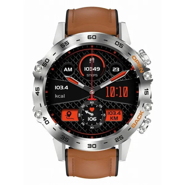 Gravity GT9-8 férfi okosóra 1.39" IPS, BT hívás, pulzus/SpO2, vérnyomás, IP67