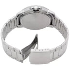 Casio MTP-VD01D-2B férfi karóra, nemesacél, kék számlap, 45 mm, 50 m, dátum