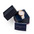 Tommy Hilfiger Eve 1782280 női karóra, rózsaarany tok, fehér szilikon, 5 ATM