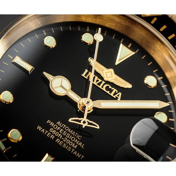 Invicta Pro Diver 8929OB férfi óra 40 mm, fekete számlap, arany, WR200, kvarc