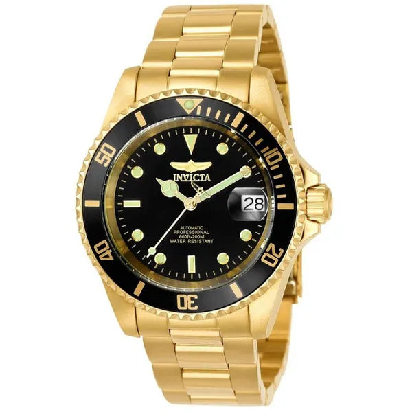 Invicta Pro Diver 8929OB férfi óra 40 mm, fekete számlap, arany, WR200, kvarc