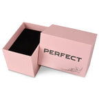 Perfect női karóra arany tok ezüst számlap barna bőrszíj kvarc 36mm WR30