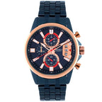 Perfect M504CH-06 férfi kronográf karóra, kék, 43 mm, Miyota, WR30