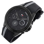 Tommy Hilfiger Aiden 1791861 férfi karóra, fekete, acél szíj, 45 mm, WR50