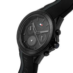 Tommy Hilfiger Aiden 1791861 férfi karóra, fekete, acél szíj, 45 mm, WR50