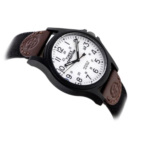 Férfi Timex Expedition karóra TW4B08200, 40 mm, bőr szíj, WR50, dobozzal