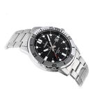 Casio MTP-VD01D-1EV férfi karóra, 44 mm, acél, fekete számlap, WR50, kvarc
