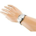 Casio MTP-1405D-7A férfi karóra, acél, ezüst, dátum, WR30, díszdoboz