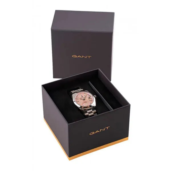 Gant Eastham G163003 női karóra, 38 mm, acél szíj, rózsaszín, WR100, dátum