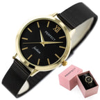 Perfect F202-10 női karóra, fekete-arany, fém szíj, 36 mm, WR30