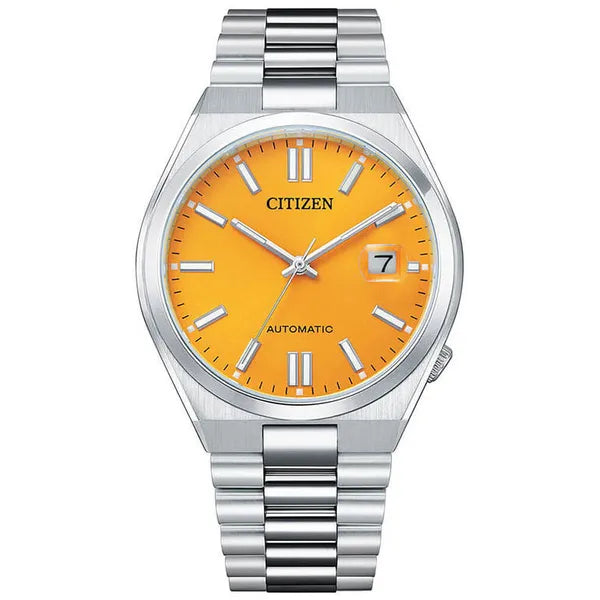 Citizen Tsuyosa NJ0150-81Z férfi automata óra, zafír, sárga, 40 mm
