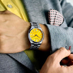 Citizen Tsuyosa NJ0150-81Z férfi automata óra, zafír, sárga, 40 mm