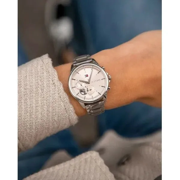 Tommy Hilfiger Quinn női karóra 38 mm, rozsdamentes acél, rózsaszín, kvarc