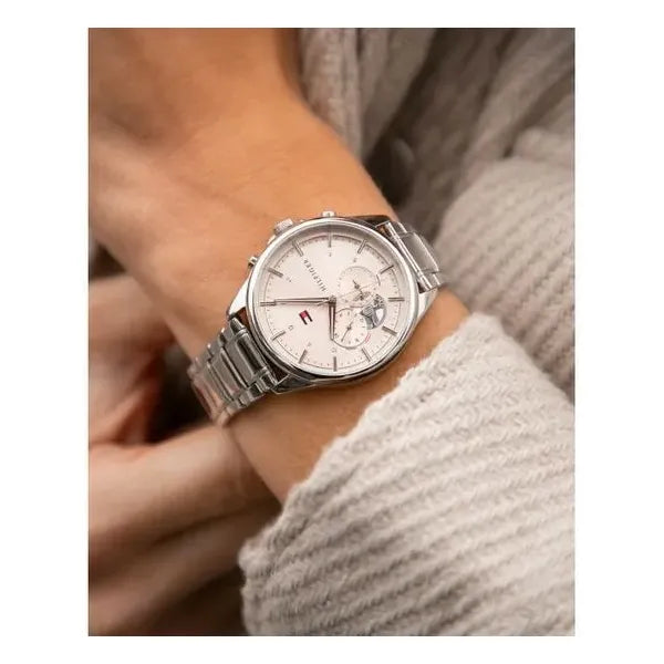 Tommy Hilfiger Quinn női karóra 38 mm, rozsdamentes acél, rózsaszín, kvarc