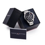 Tommy Hilfiger Mason férfi karóra 1791936, 45 mm, acél, fekete, 5 ATM