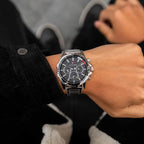 Tommy Hilfiger Mason férfi karóra 1791936, 45 mm, acél, fekete, 5 ATM