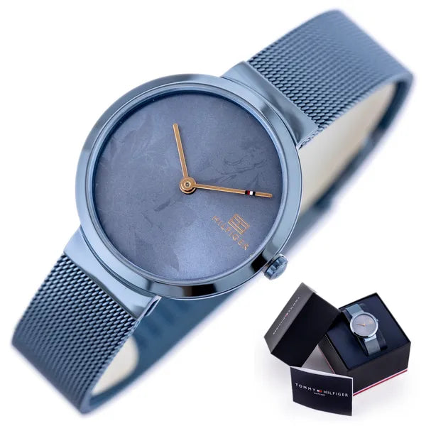 Tommy Hilfiger Libby 1782470 női óra, kék 32 mm, acél hálós szíj, kvarc