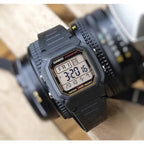 Casio W-800HG-9AVDF férfi digitális óra, WR100, fekete, 10 év elem, LED