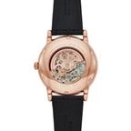 Emporio Armani AR60031 automata férfi karóra, rózsaarany, fekete bőr, 43 mm