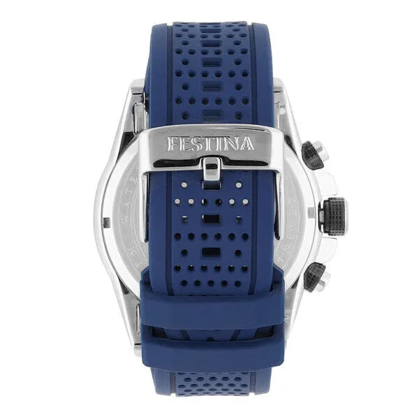 Festina The Originals 20330/2 férfi kronográf karóra, WR100, kék, 47 mm