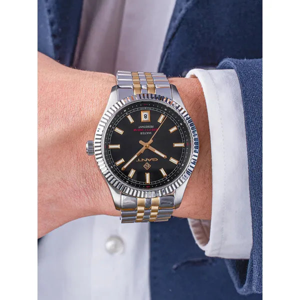 GANT Sussex G166009 férfi karóra, fekete számlap, 43 mm, WR100