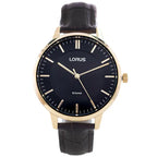 Lorus RG276TX9 női karóra, 34 mm, arany tok, barna bőr szíj, WR100