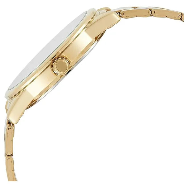 Casio MTP-V001G-9B férfi karóra, arany, 38 mm, acél szíj, WR30, díszdobozzal