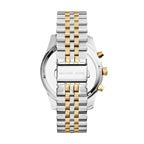 Michael Kors Lexington MK8344 férfi kronográf karóra 45 mm WR100 ezüst‑arany