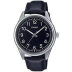 Casio férfi karóra MTP-V005L-1B4, fekete bőrszíj, 40 mm, WR30