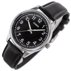 Casio férfi karóra MTP-V005L-1B4, fekete bőrszíj, 40 mm, WR30