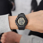 Casio AE-1500WH-1A férfi sportóra, LED Illuminator, WR100, fekete