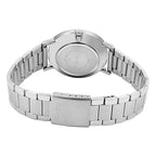 Casio női karóra LTP-VT01D-1B, ezüst acél szíj, fekete számlap, 40 mm, kvarc