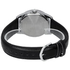 Casio MTP-VD03L-1A férfi karóra, fekete számlap, bőr szíj, WR50, 42 mm