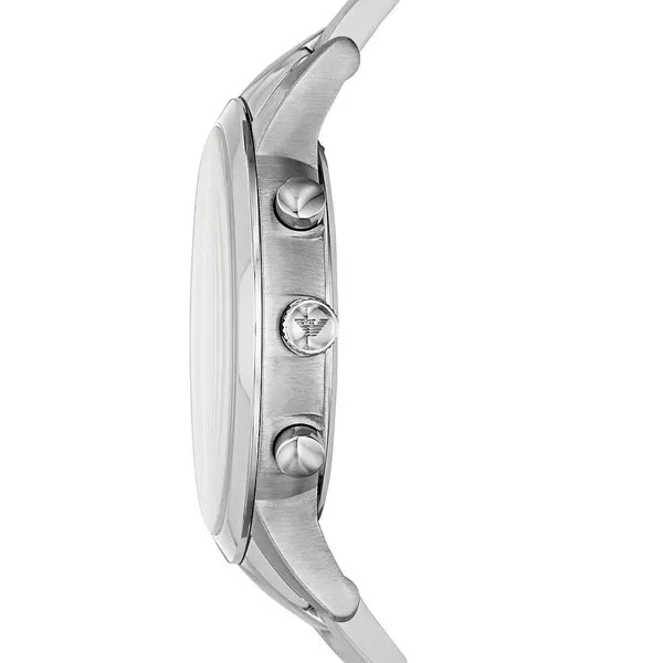 Emporio Armani AR11507 férfi kronográf karóra, zöld, acél, díszdoboz