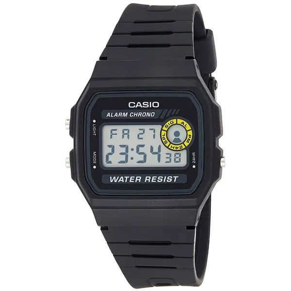 Casio F-94WA-8D férfi karóra, fekete, kvarc, WR30, dobozzal
