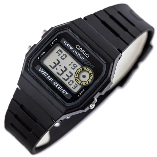 Casio F-94WA-8D férfi karóra, fekete, kvarc, WR30, dobozzal